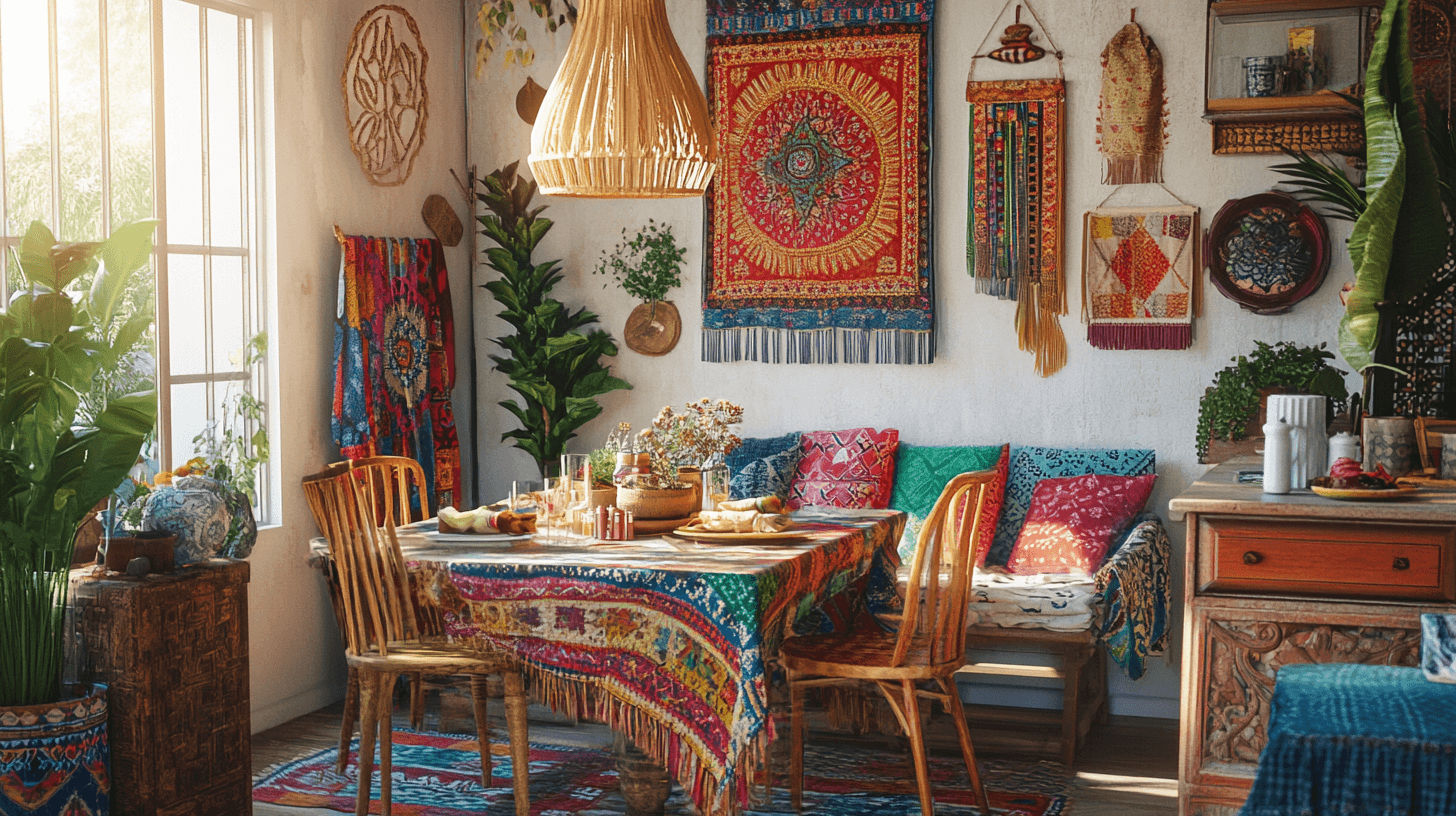 Esszimmer im Boho-Stil: Kreative Ideen zur Gestaltung