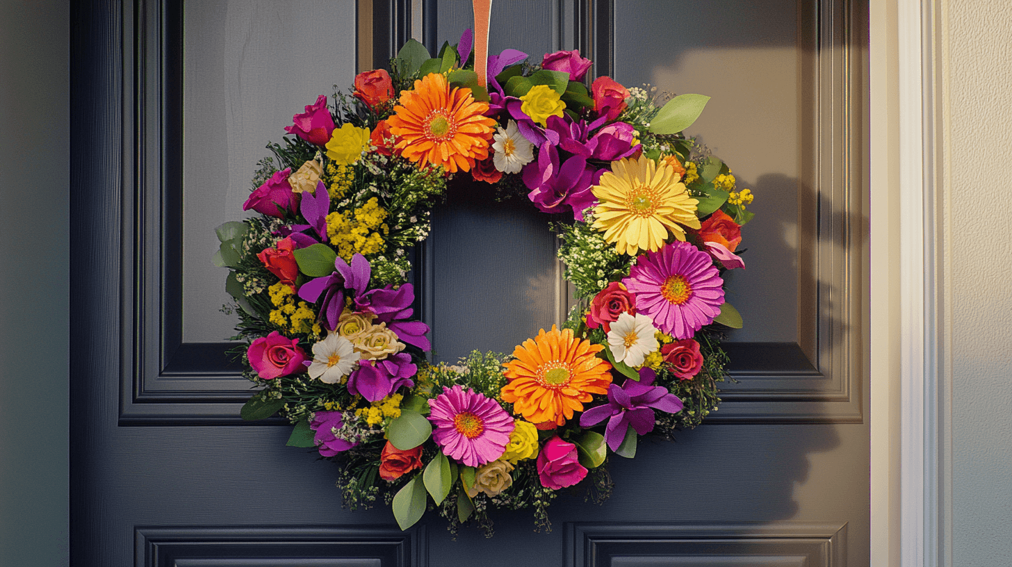 Blumenkränze für die Haustür: Frisch oder getrocknet?