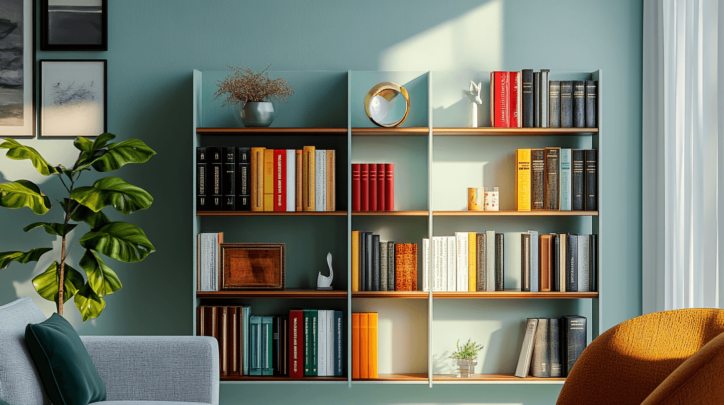 Bücherregale als Hingucker gestalten
