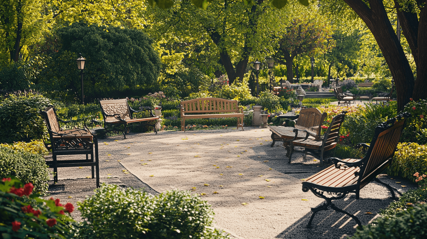 Gartenmöbel: Bänke, Stühle und weitere Sitzgelegenheiten