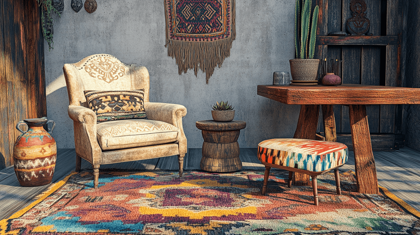 Möbel im Nomadic Boho-Stil