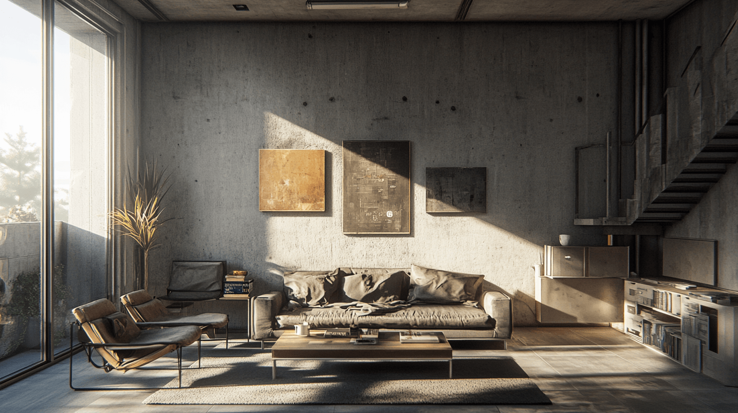 Beton als Gestaltungselement: Der Industrial-Look für dein Zuhause