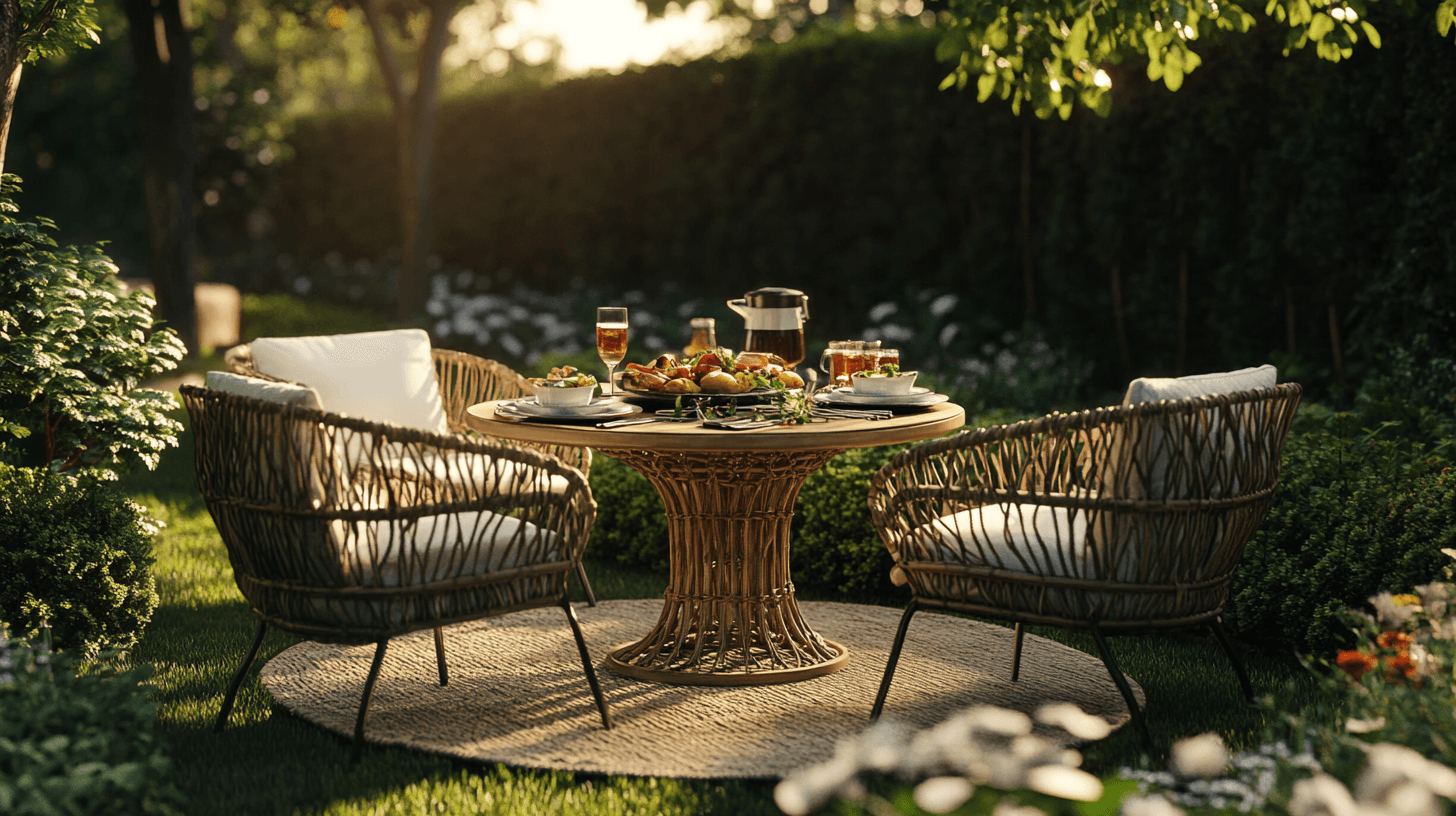 Essbereiche im Garten: Vom Picknick bis zum Gourmet-Dinner