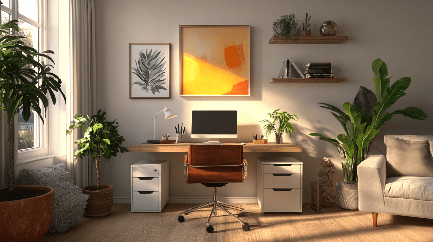 Deko und Accessoires fürs Home-Office