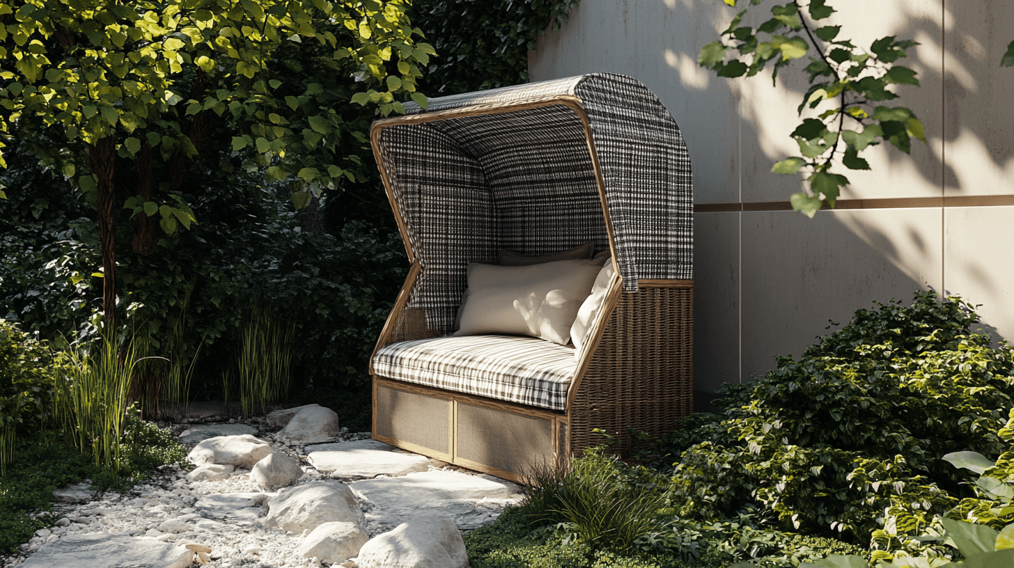 Feriengefühl daheim: Strandkörbe für Garten und Balkon