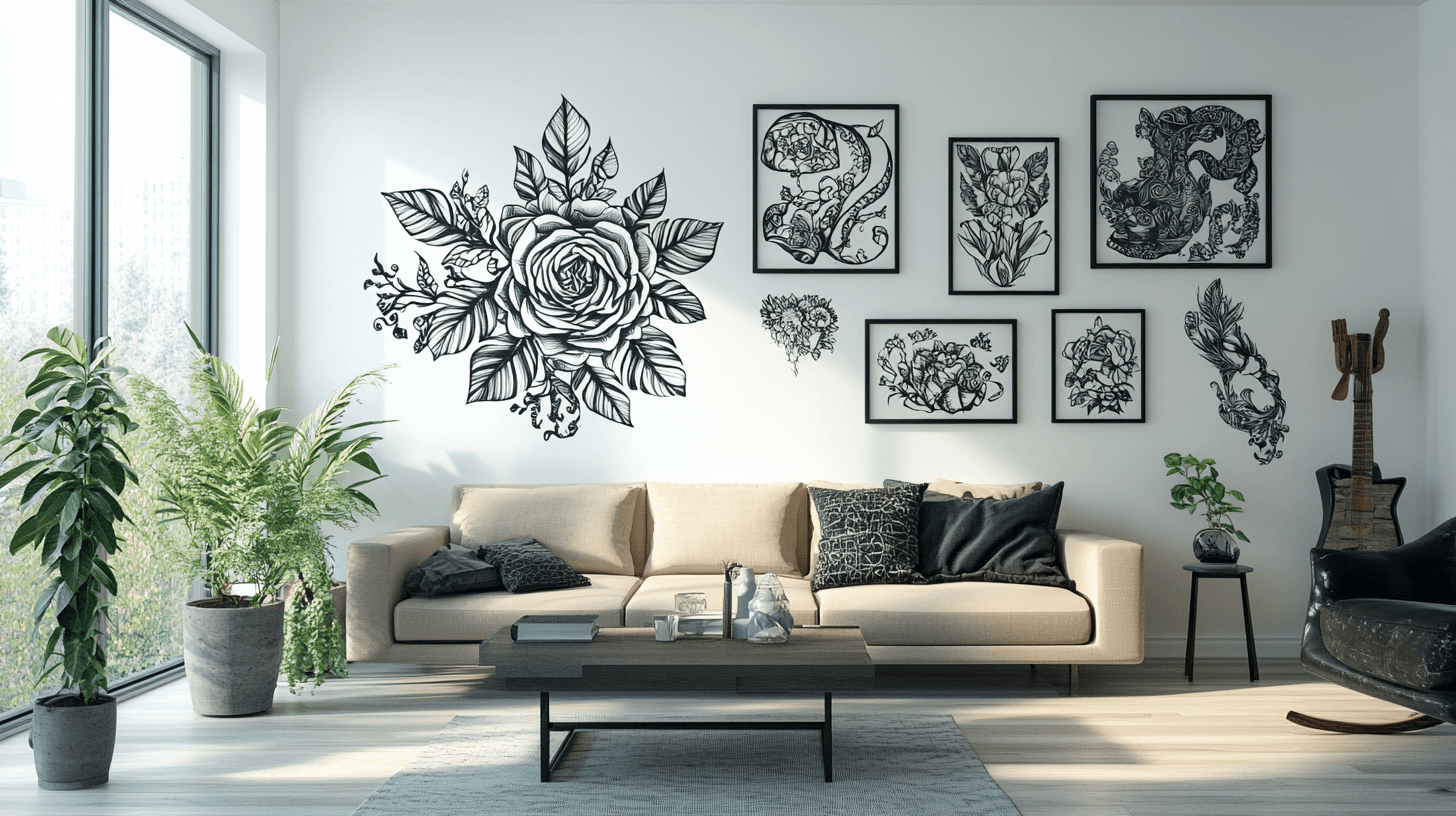 Wandtattoos: Kreative Möglichkeiten zur Wandgestaltung