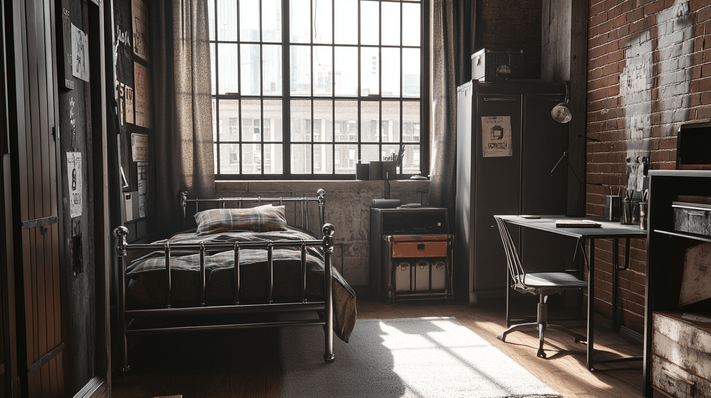 Möbel im Industrial-Stil für das Teenagerzimmer