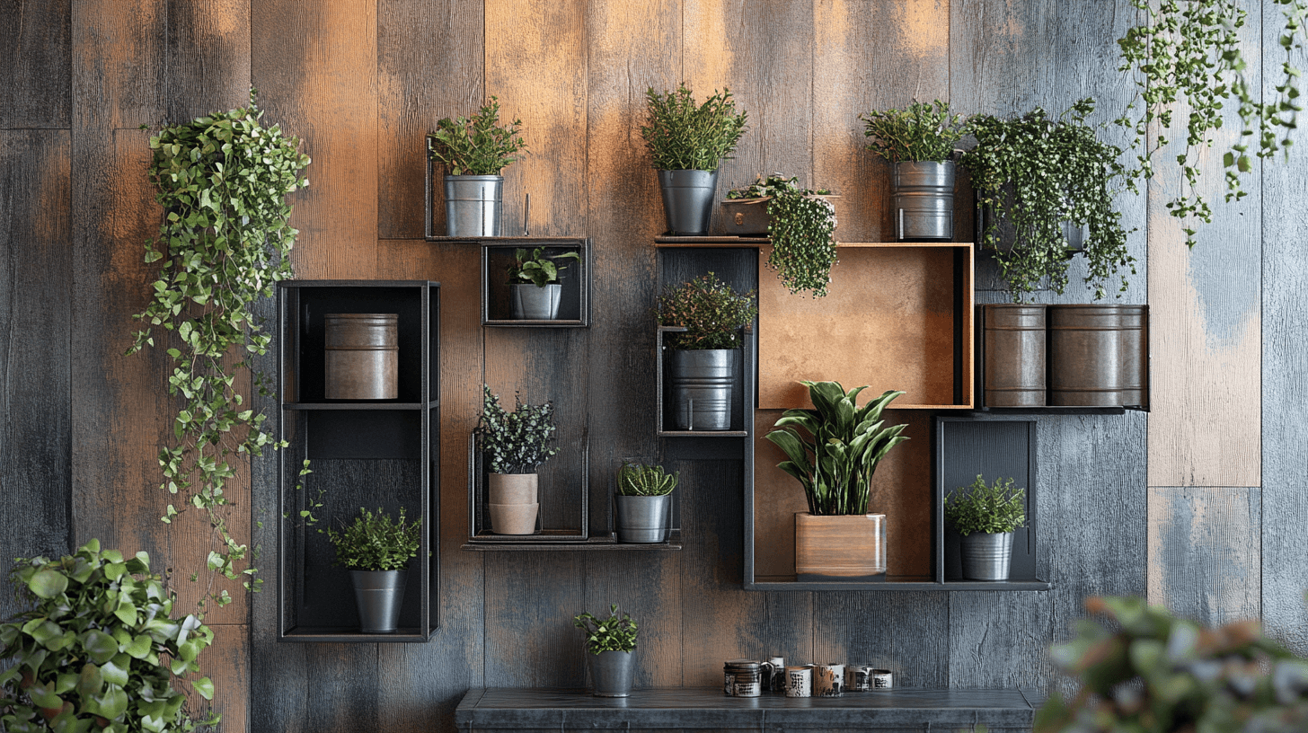 Dekorationselemente für den Scandi-Industrial-Look