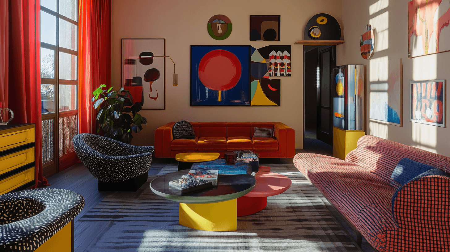 Postmodernes Design: Spielerische Elemente und Ironie im Wohnbereich