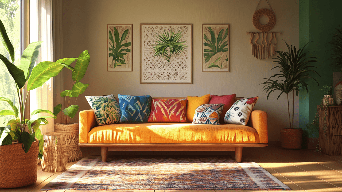 Dekorative Akzente: So setzt du Highlights im Tropical Boho-Stil