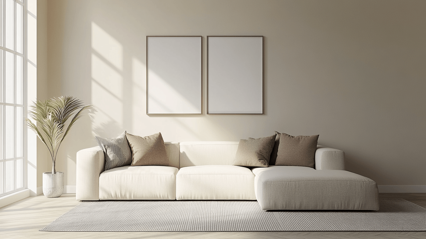 Farbgebung im zeitgemässen Wohnzimmer