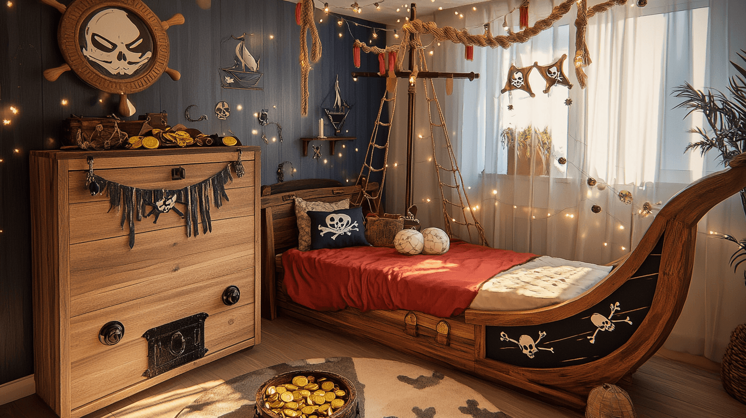 Kinderzimmer im Piratenstil: Ideen für eine abenteuerliche Gestaltung