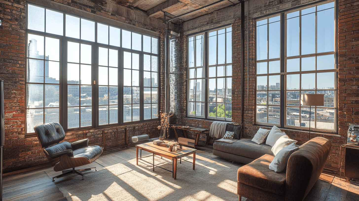 Möbel und Dekoration im Urban Loft-Stil
