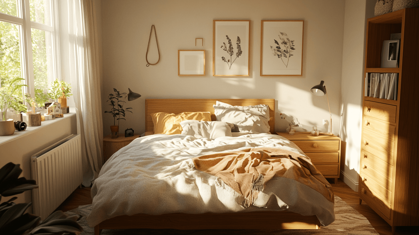 Skandinavisches Schlafzimmer: Minimalismus begegnet Gemütlichkeit