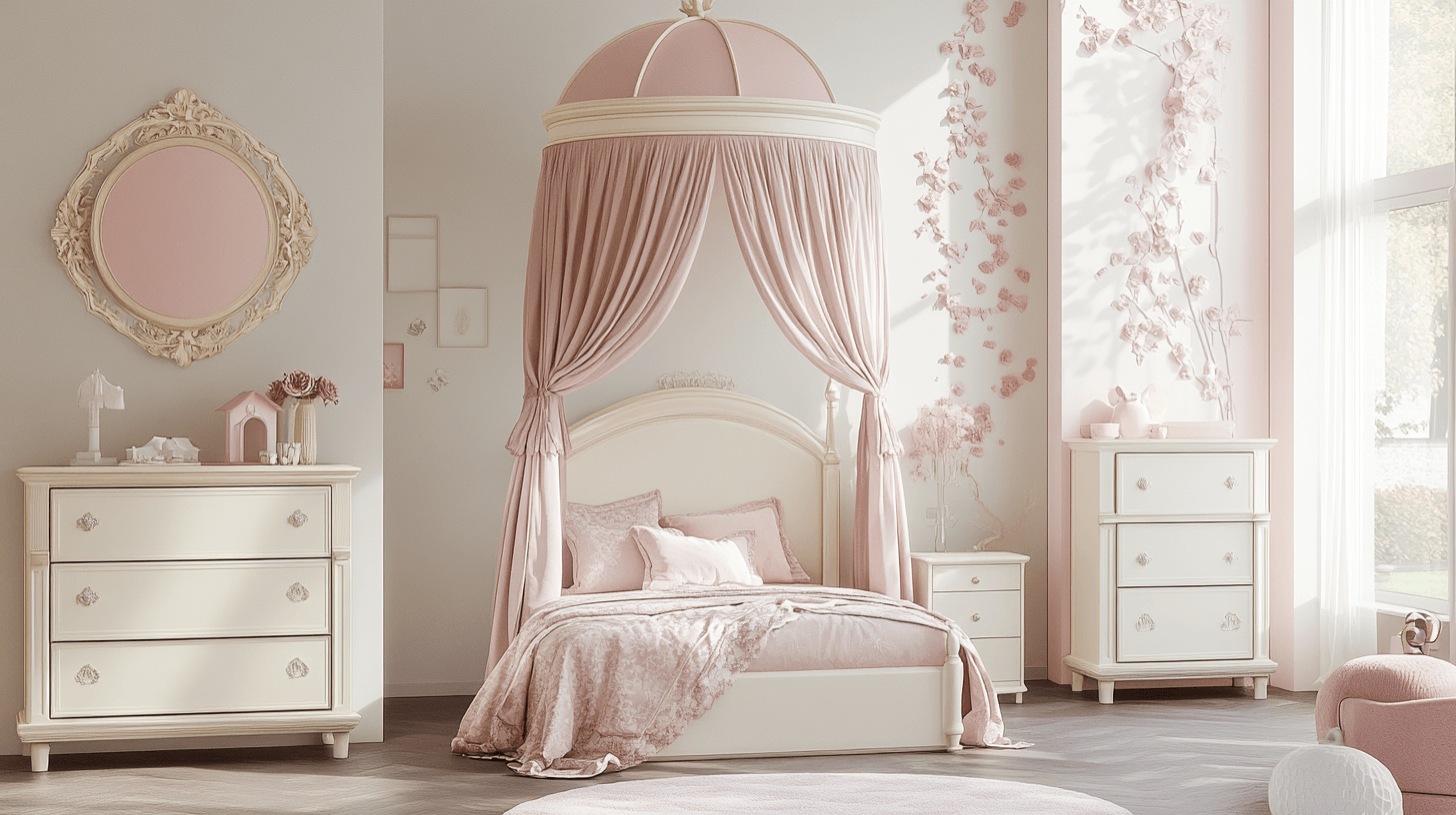 Kinderzimmer im Prinzessinnen-Stil: Ein Traum in Pink