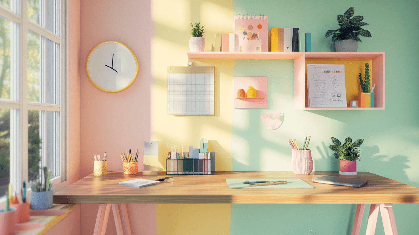 Farbwahl für das Home-Office