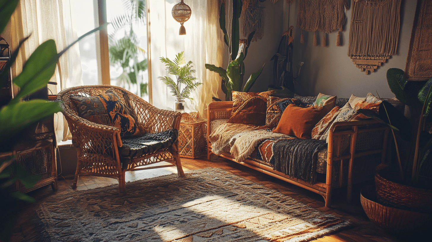 Tropical Boho: Tropische Designs und Naturmaterialien in Harmonie