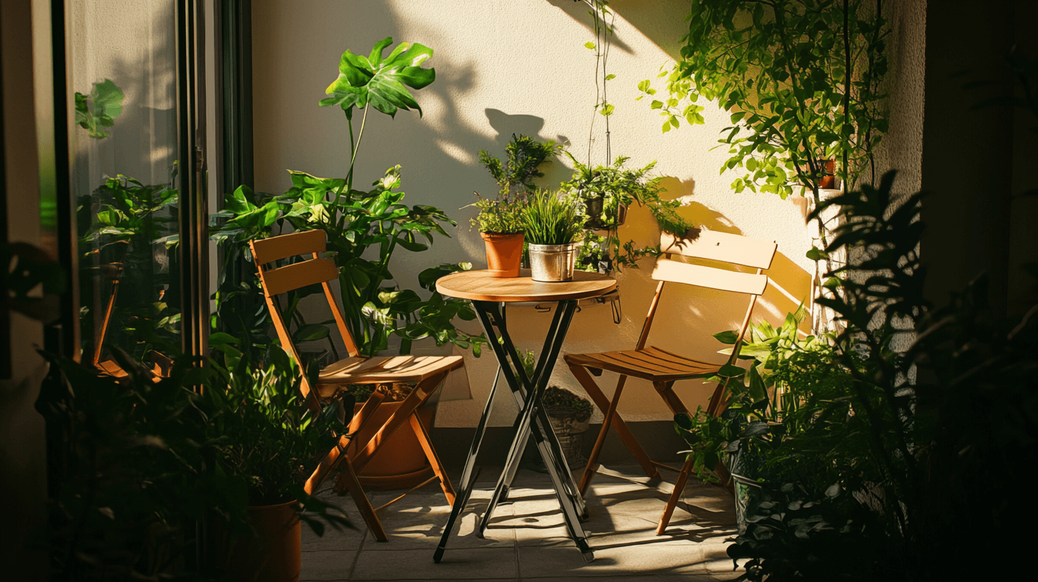Terrassenmöbel für kleine Balkone: Platzsparend und behaglich