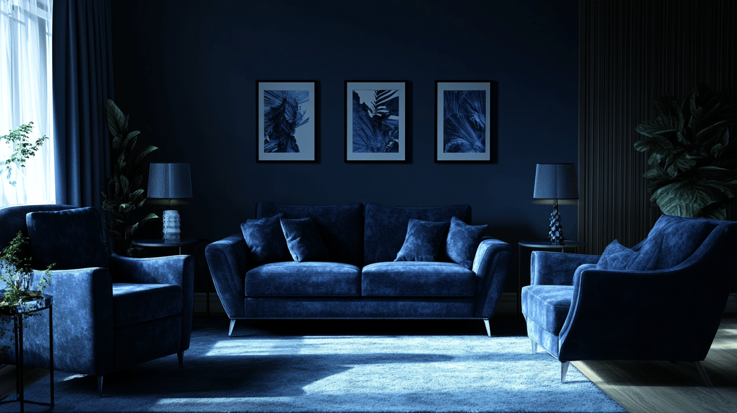 Tiefblaue Möbel: Elegante Blickfänger für dein Zuhause