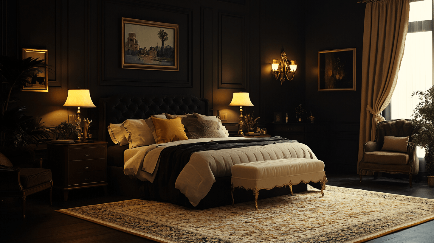 Dunkle Farben im Schlafzimmer: So wird der Raum behaglich