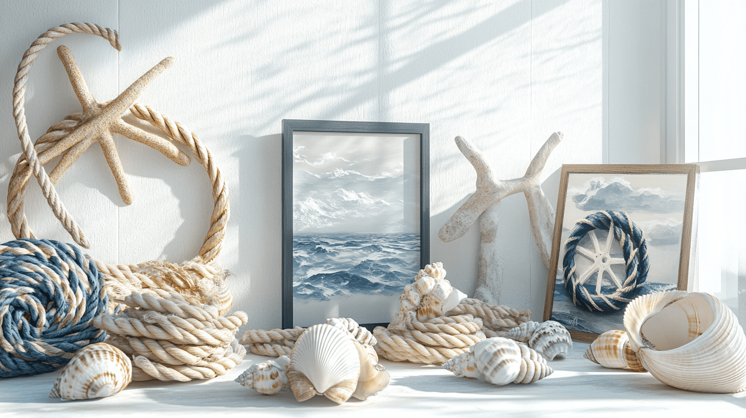 Dekorationen, die den Coastal Chic Look abrunden