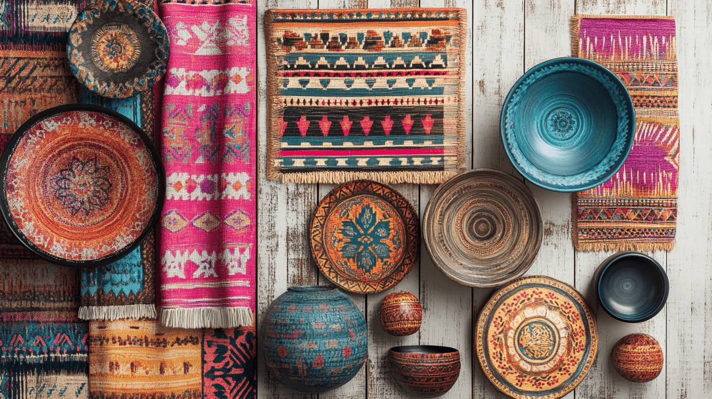 Dekoration im Ethno-Chic: Farben, Muster und Materialien