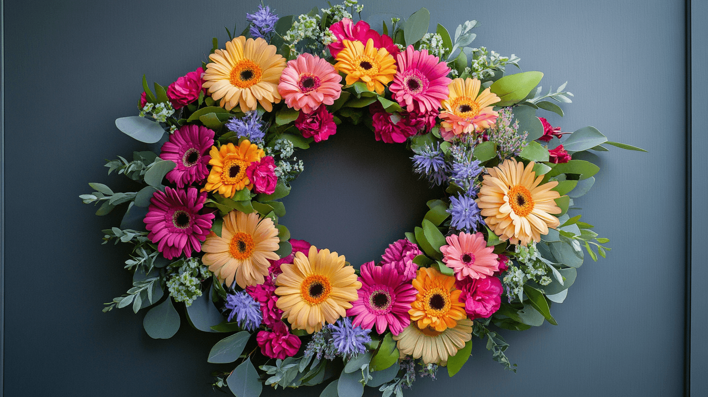 Frische Blumenkränze: Lebendige Farben und herrliche Düfte