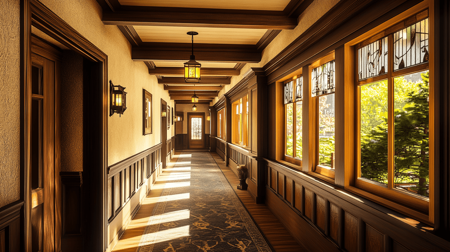 Architektonische Merkmale des Craftsman-Stils