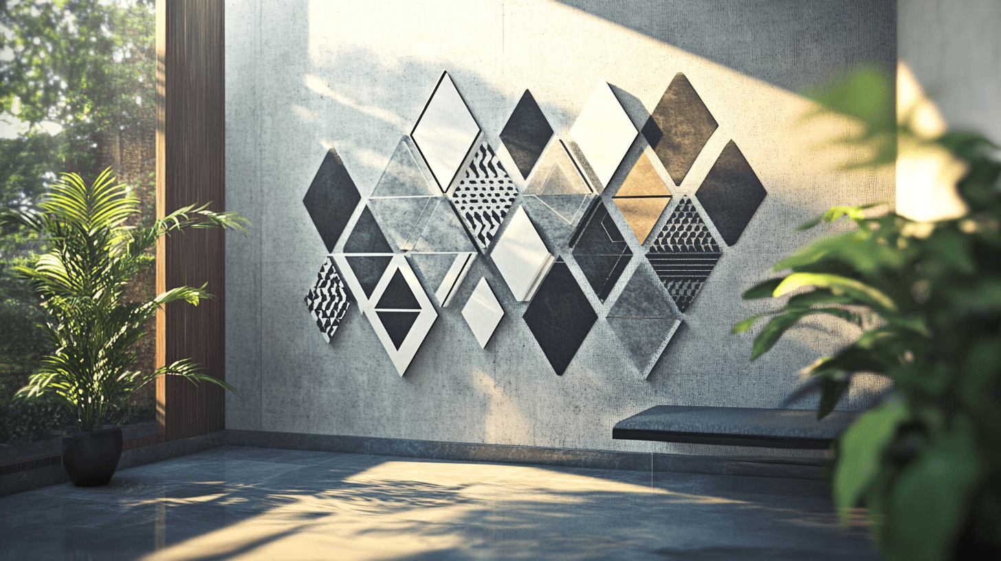 Wandgestaltung: Geometrische Muster für kreative Highlights