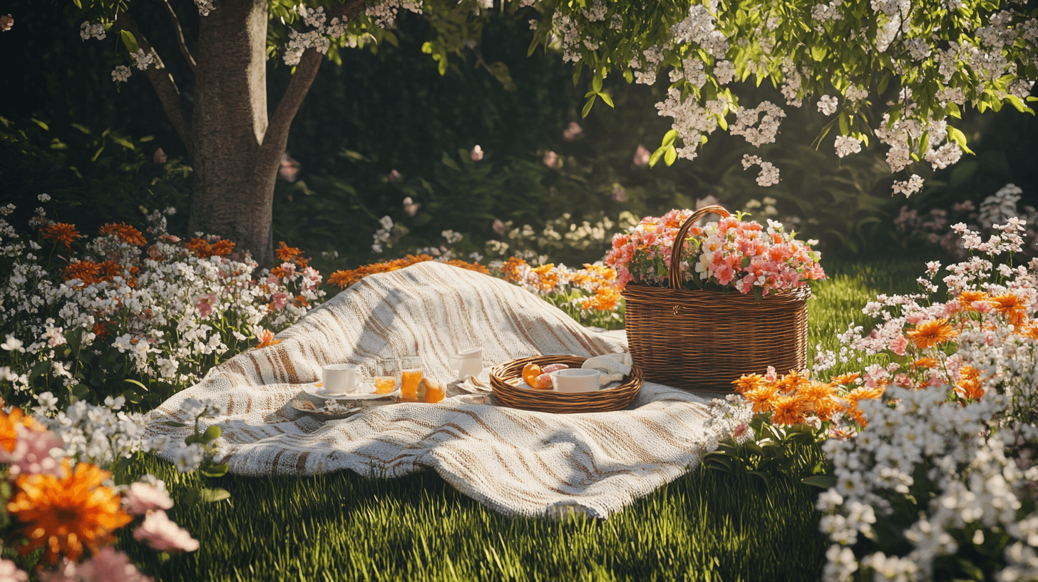 Garten-Picknick: Locker und stressfrei