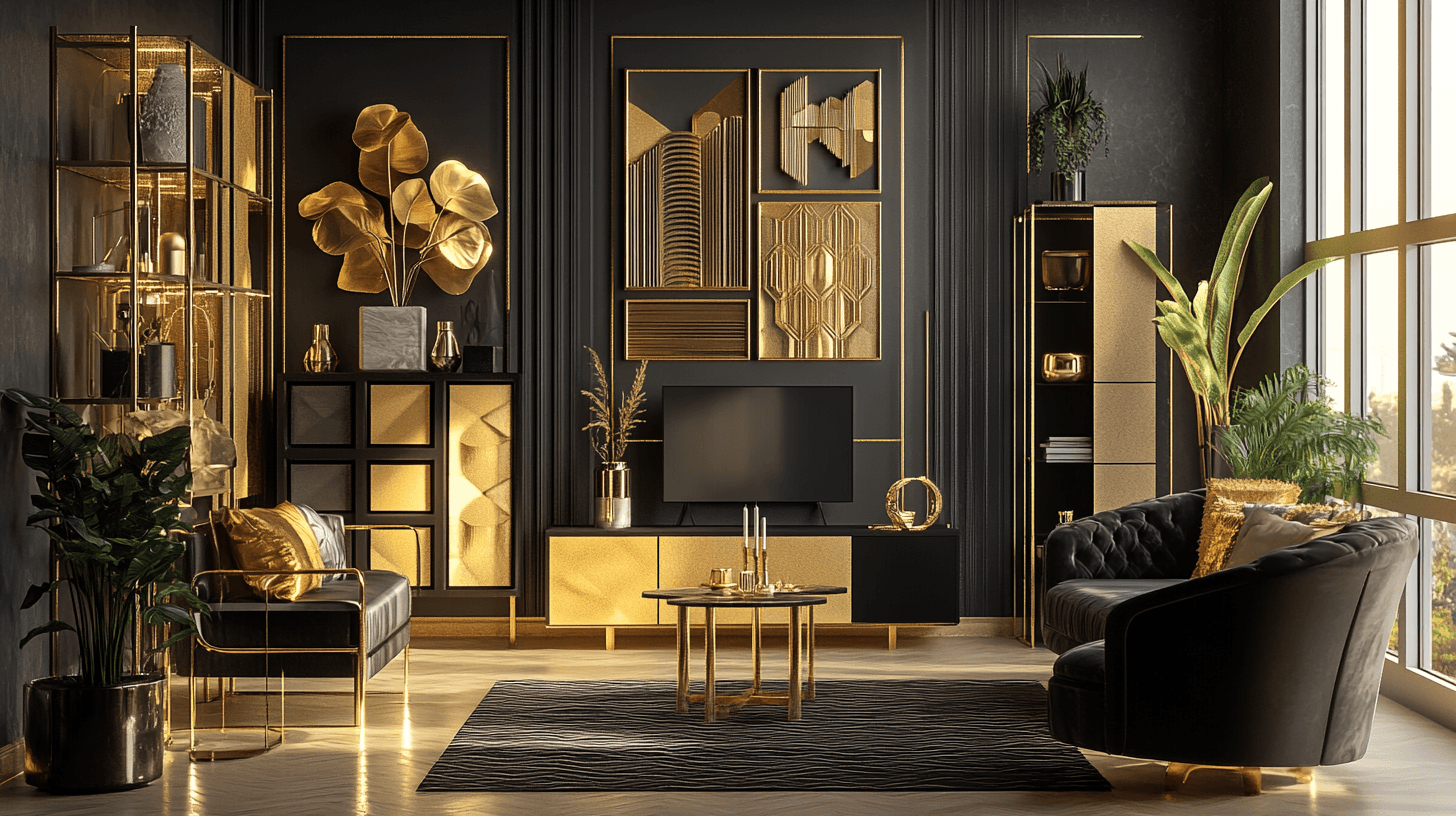 Einrichtungsstile mit goldenen Akzenten: Von Art Deco bis Modern