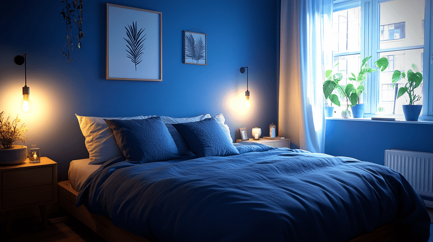 Die entspannende Wirkung von Blau im Schlafzimmer