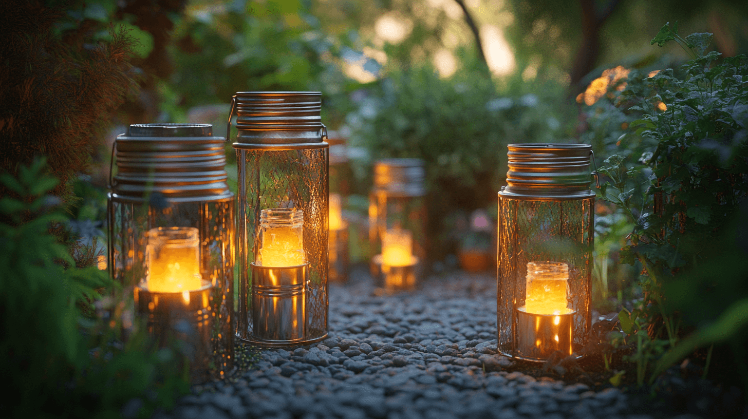Aussen-Deko mit Laternen: Lichtspiele im Garten