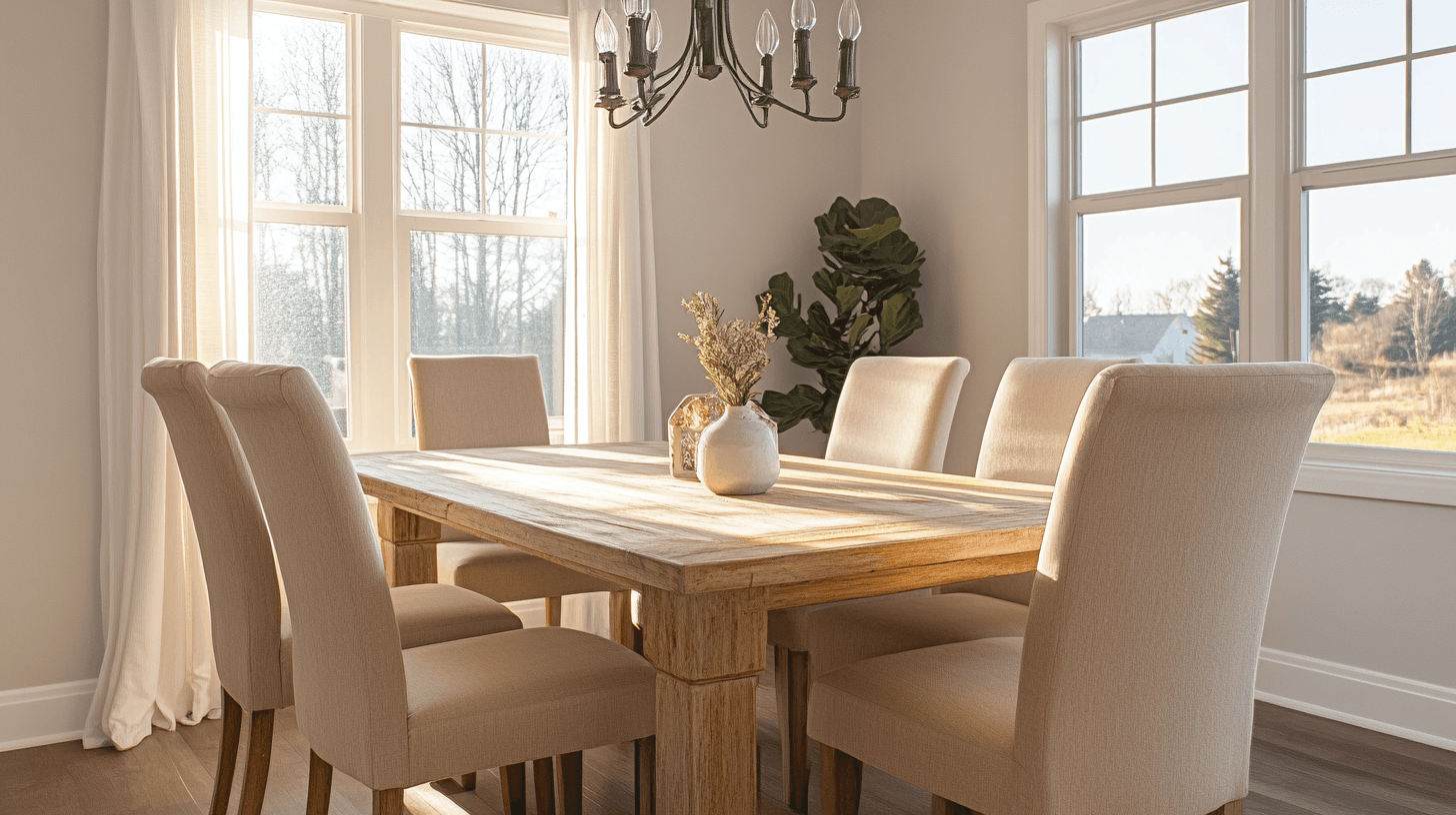 Holzmöbel und Beige: Eine harmonische Verbindung