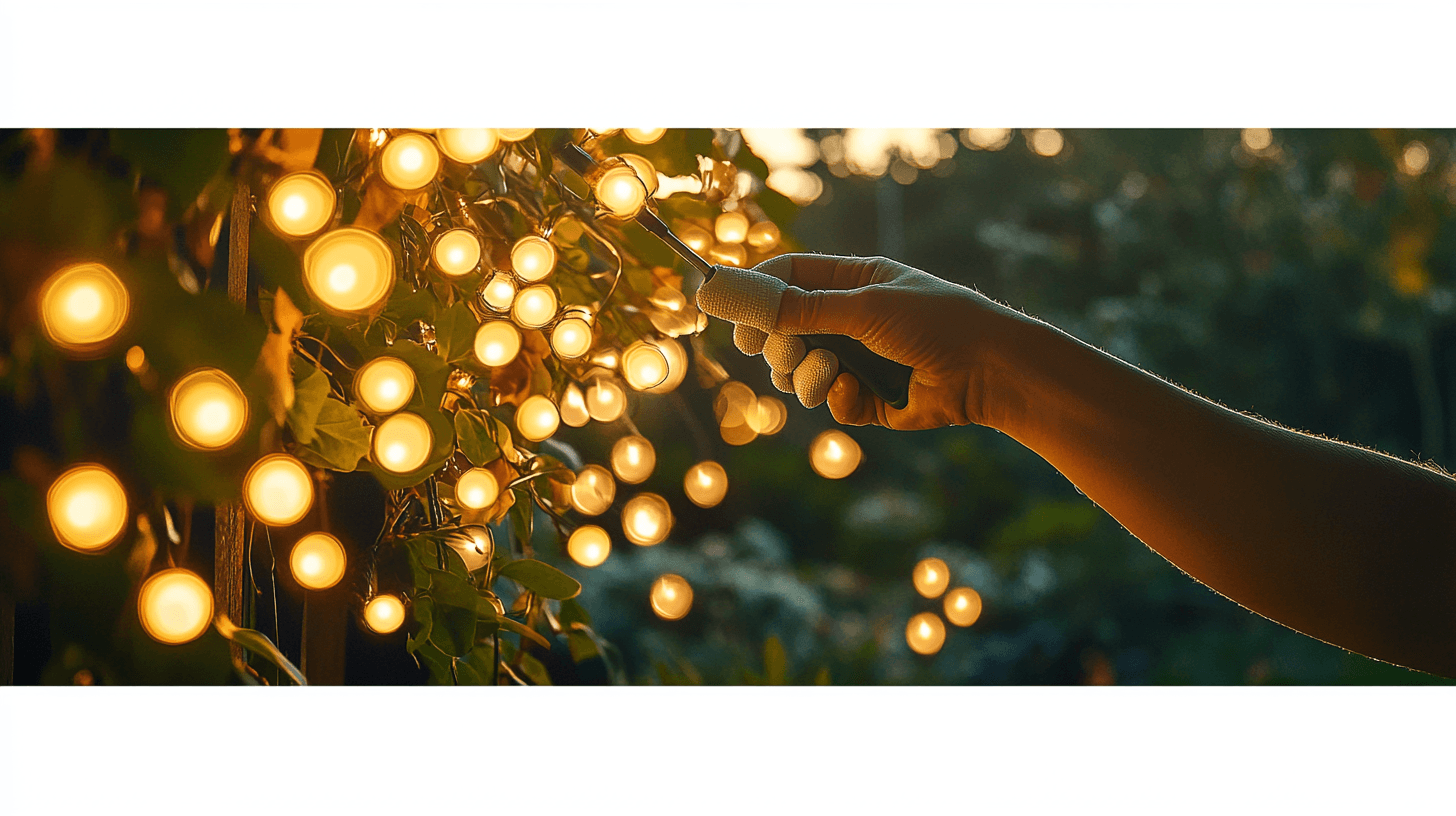 Pflege und Unterhalt von Outdoor-Lichterketten