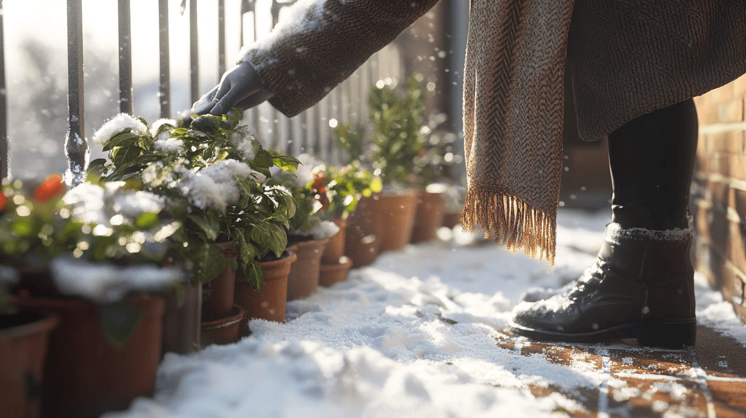 Wie du deine Balkonpflanzen im Winter pflegst und schützt