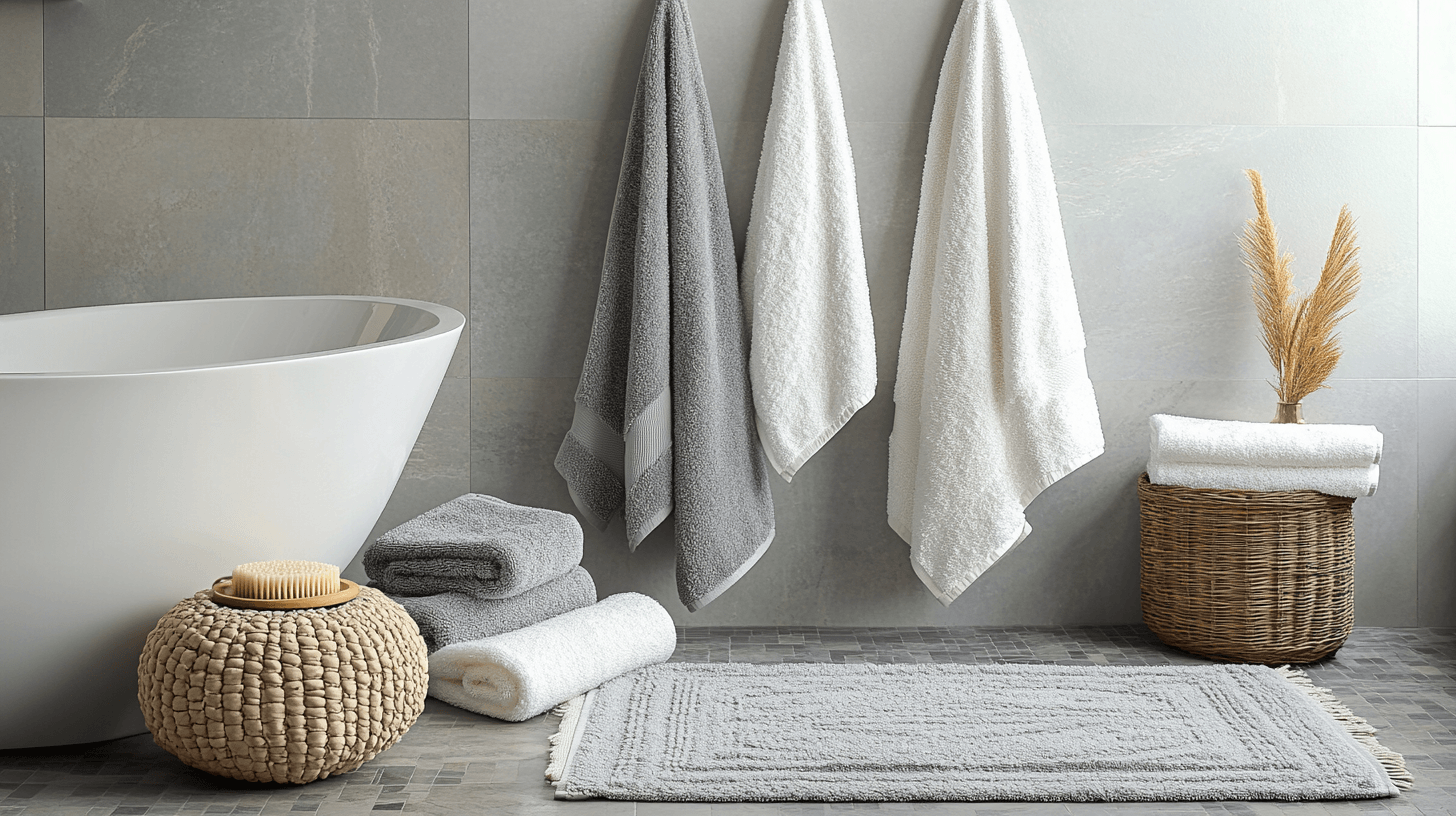 Textilien als dekorative Elemente im Badezimmer