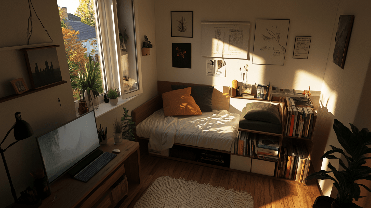 Raumsparende Möbel für kompakte Zimmer