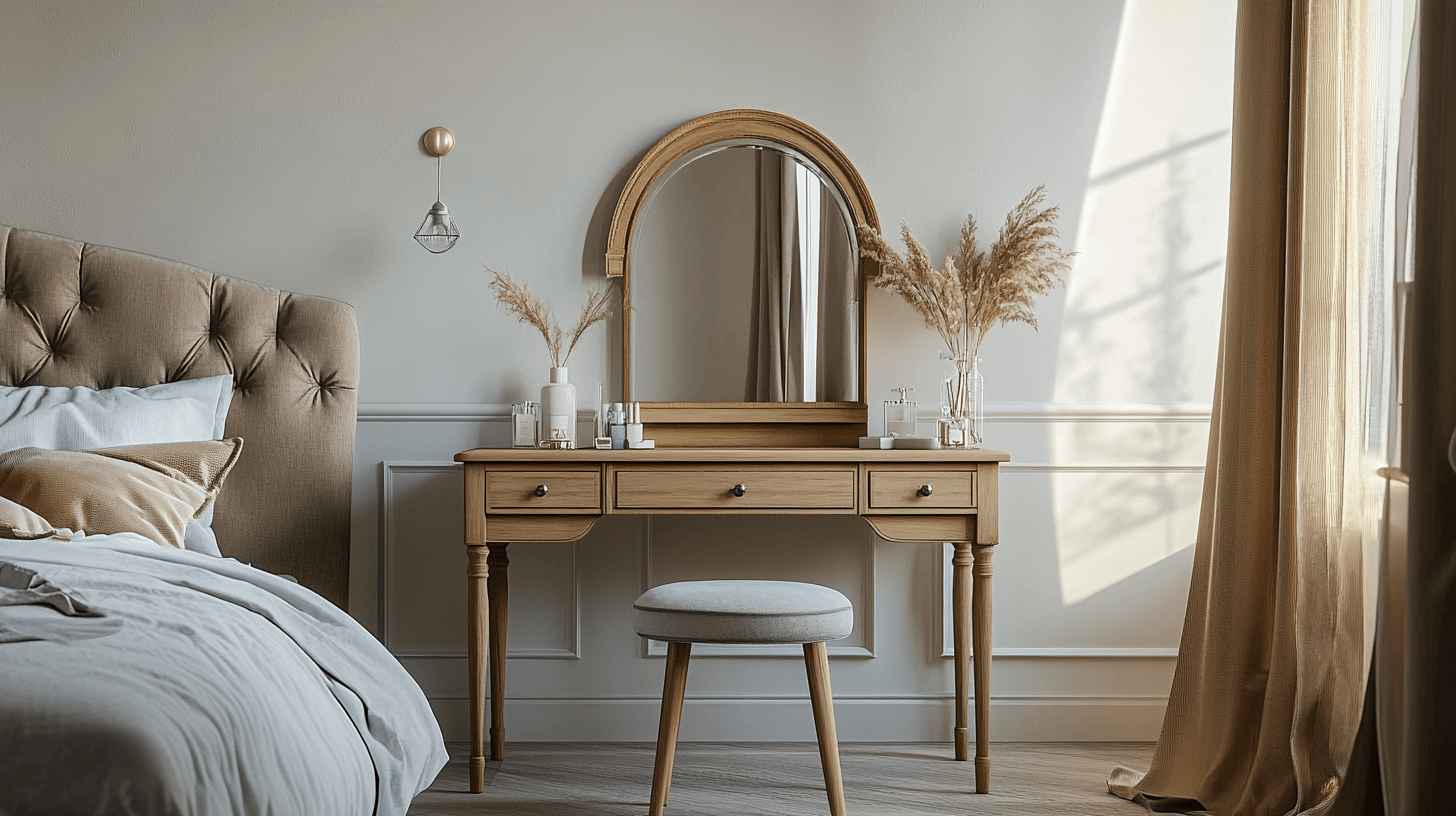 Elegant schminken: Schminktische für dein Schlafzimmer