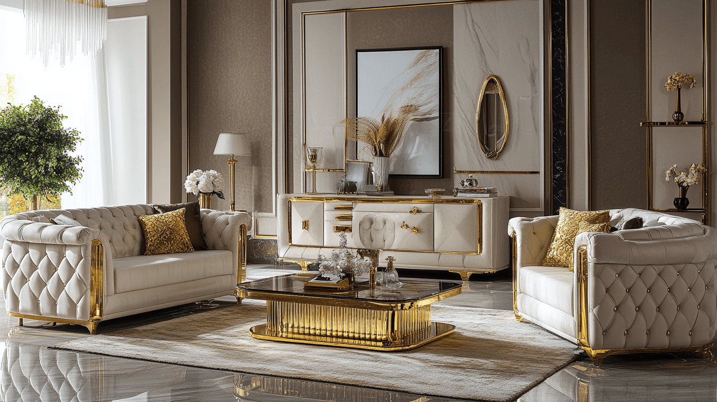 Goldene Highlights: Luxus und Eleganz in deinem Zuhause