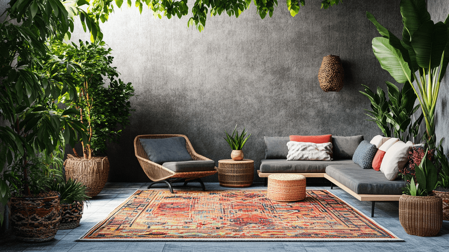Outdoor-Teppiche für Terrasse und Balkon: Bequemlichkeit und Stil