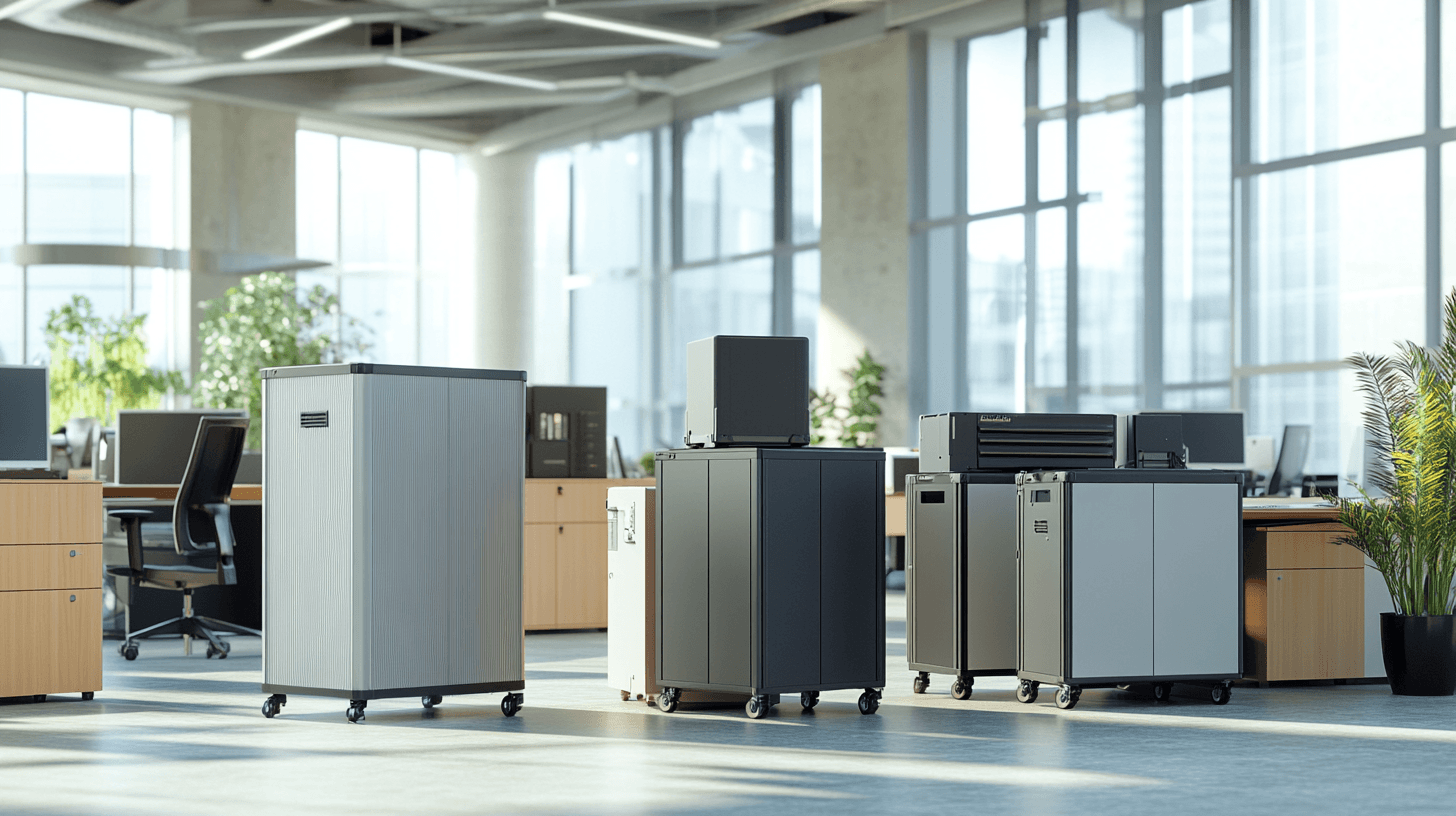 Materialien und Designs von Rollcontainern