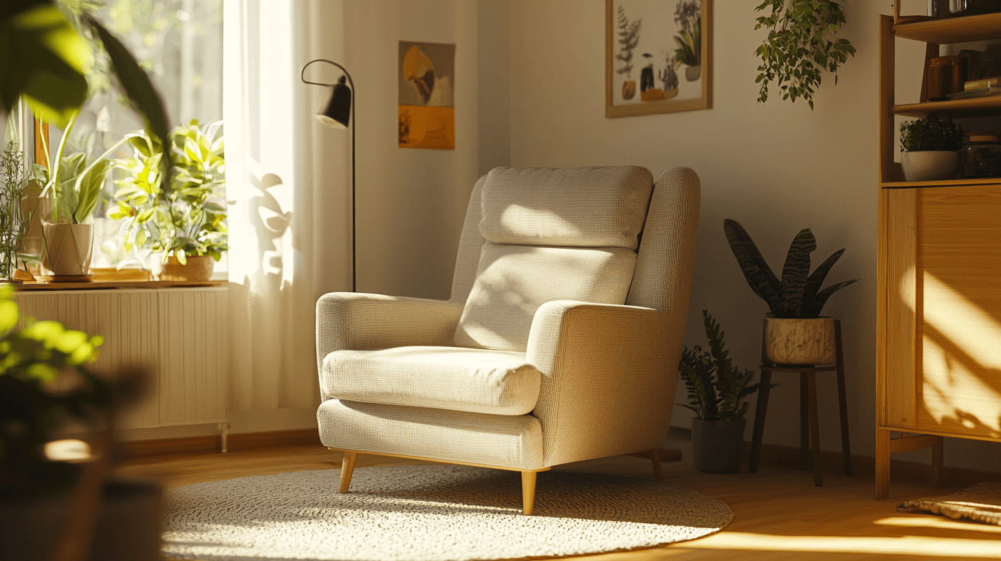 Sessel im skandinavischen Design: Minimalismus vereint mit Behaglichkeit