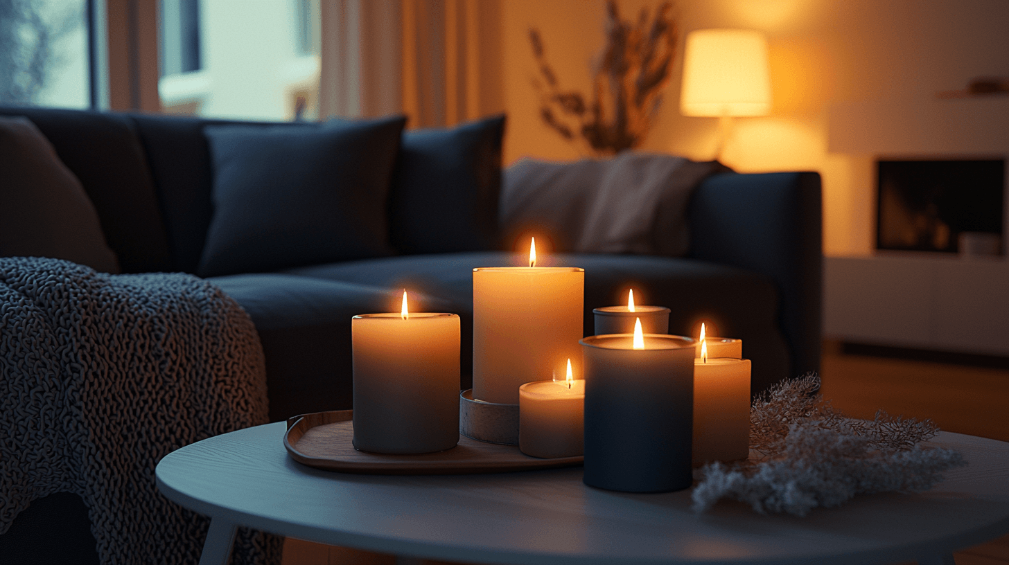 Kerzen als Deko: Behagliches Licht für jedes Zimmer