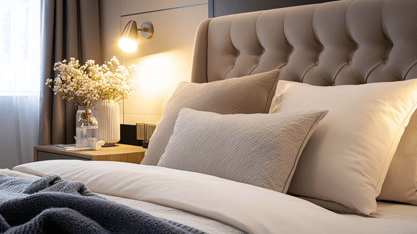 Unterschiedliche Designs von Polsterbetten