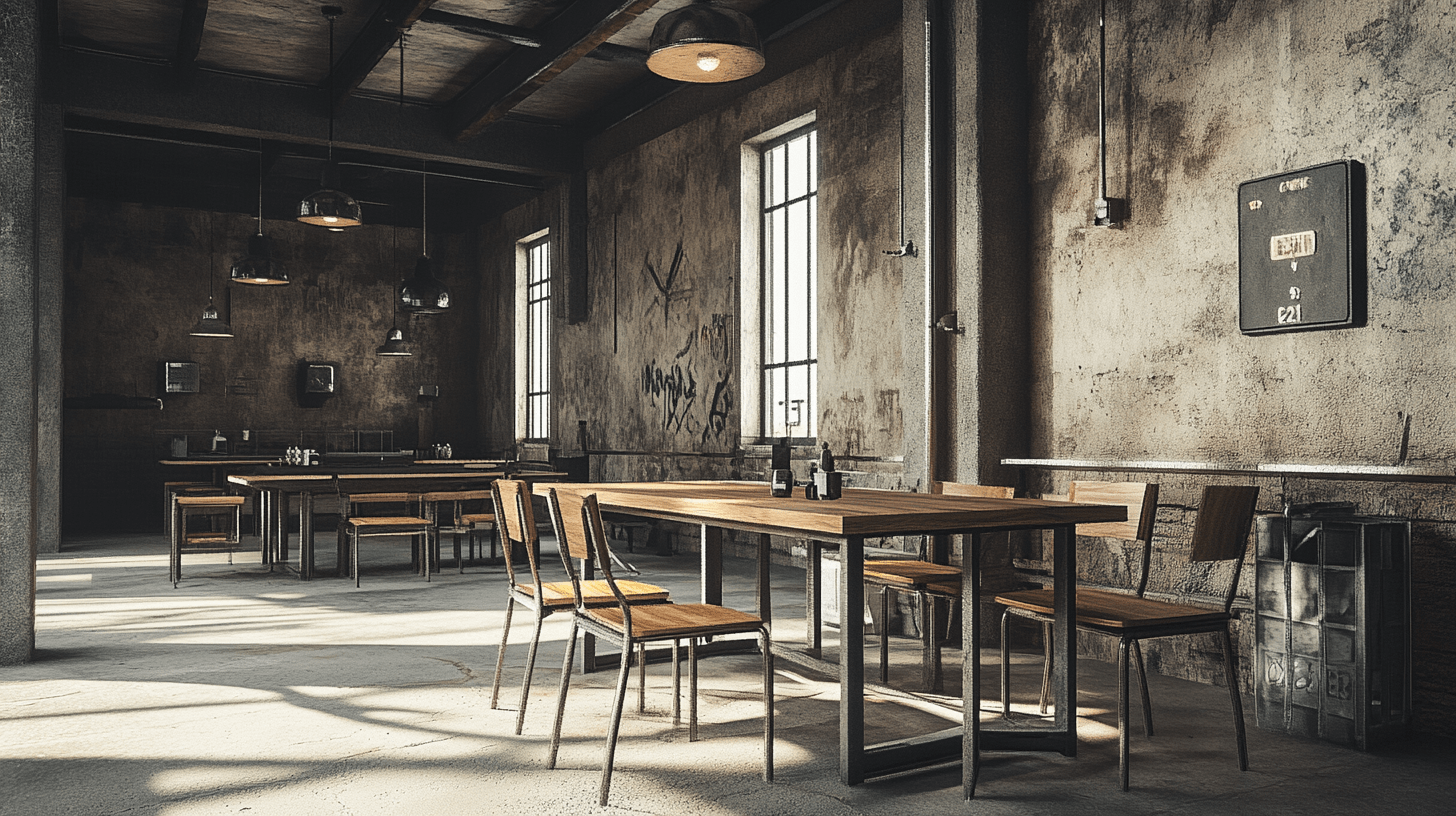 Industrial Esszimmer: Widerstandsfähige Materialien und urbaner Charme
