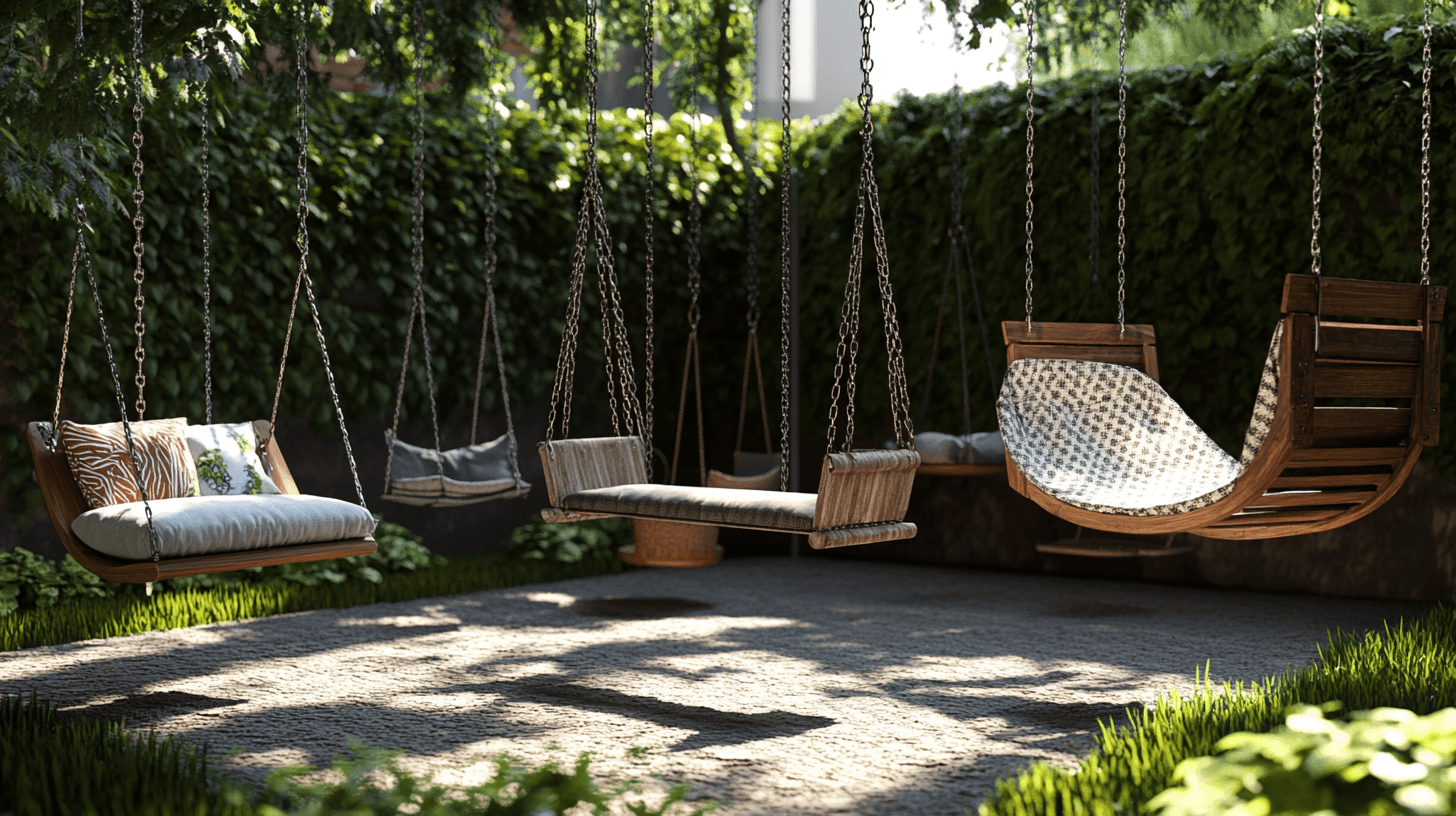 Gartenschaukeln: Vielfalt und Bequemlichkeit