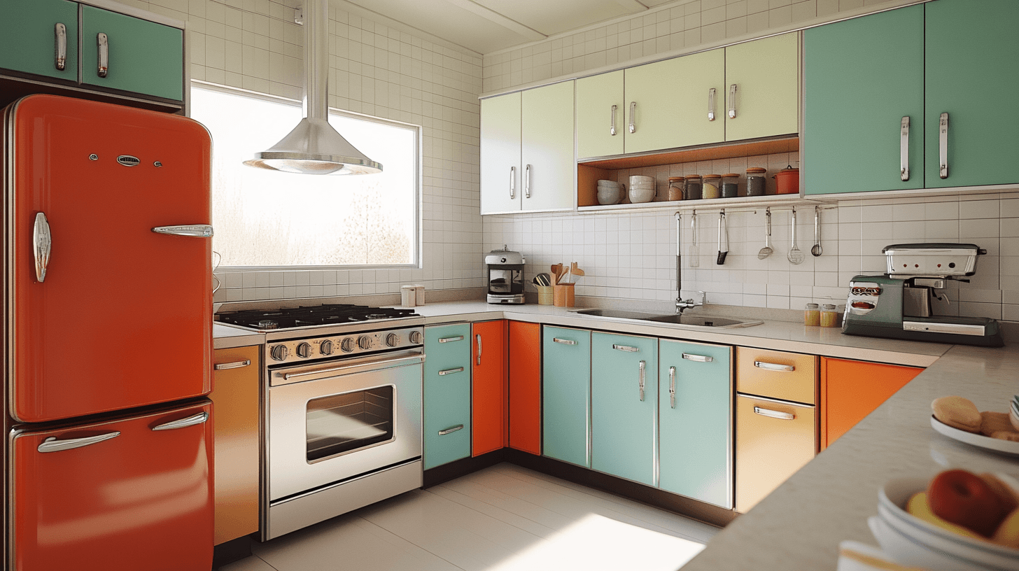 Küche im Retro-Stil: Klassiker mit modernem Flair