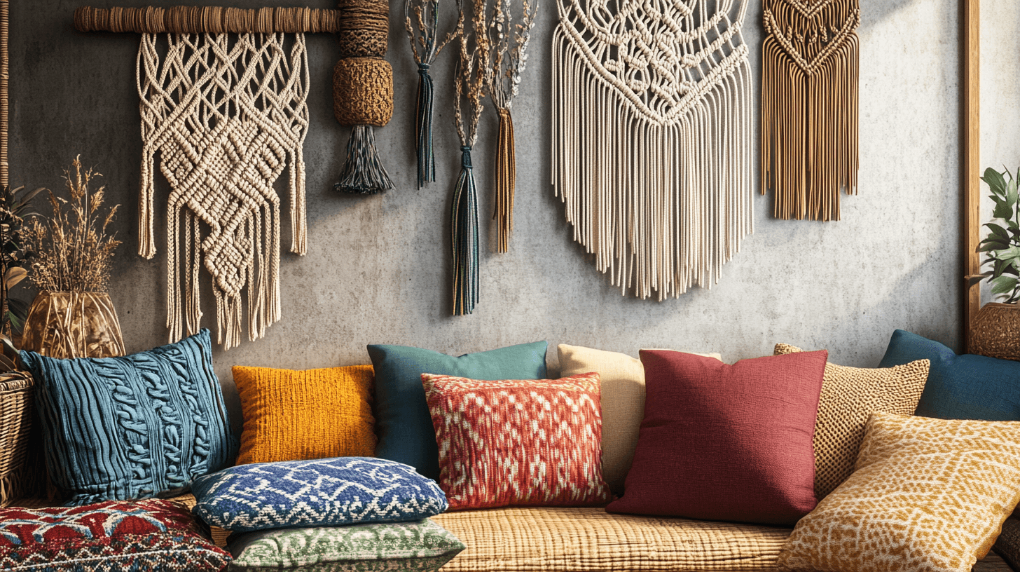 Einrichtung im Boho-Chic-Stil