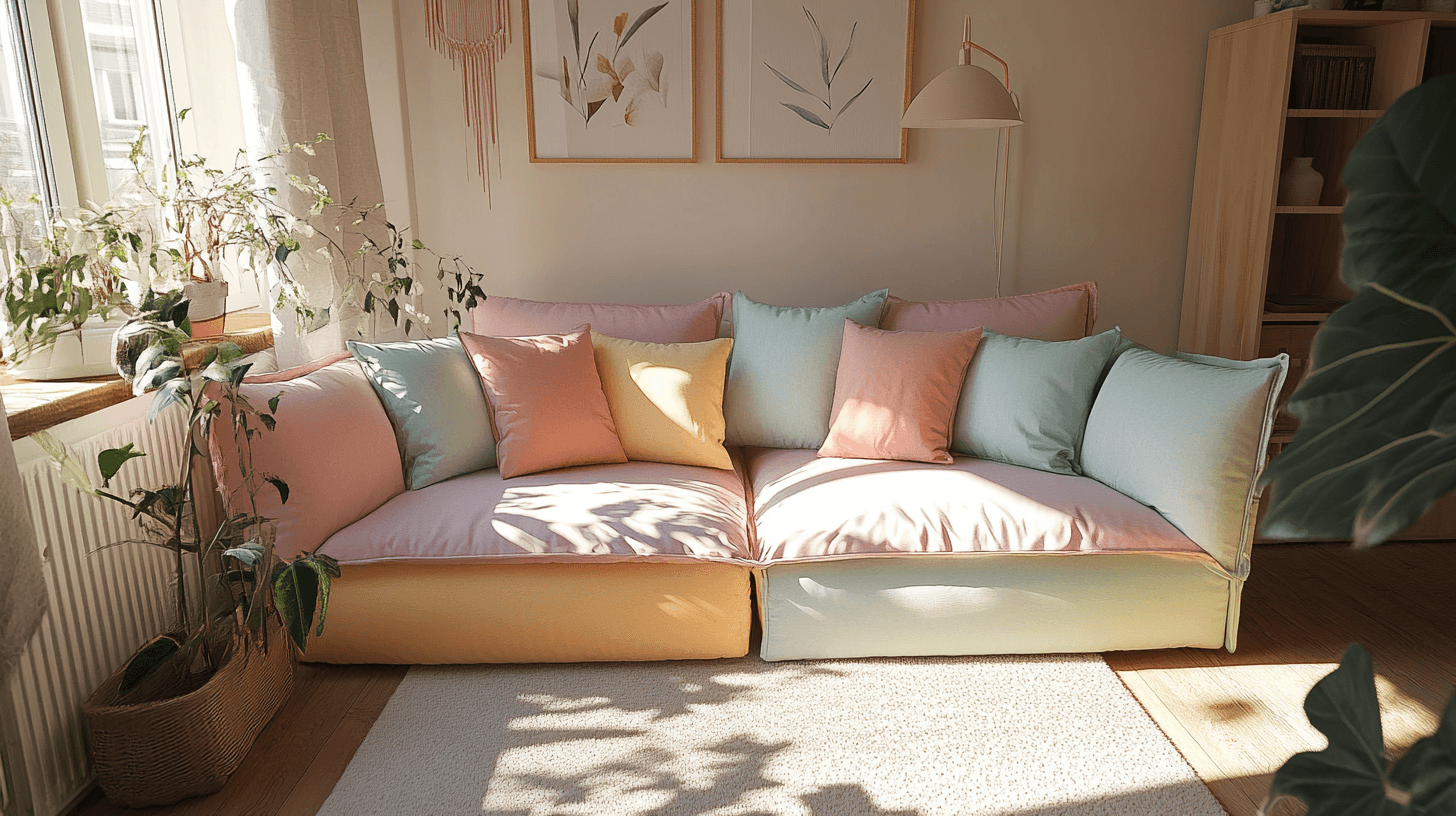 Sofas in Pastellfarben: Der Hingucker in deinem Wohnzimmer